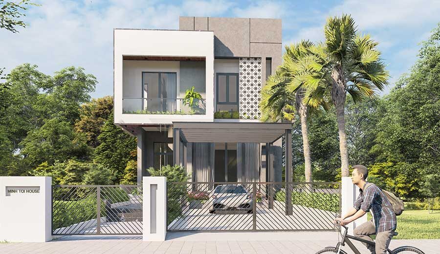 Thiết kế kiến trúc nhà phố tại Hải Dương