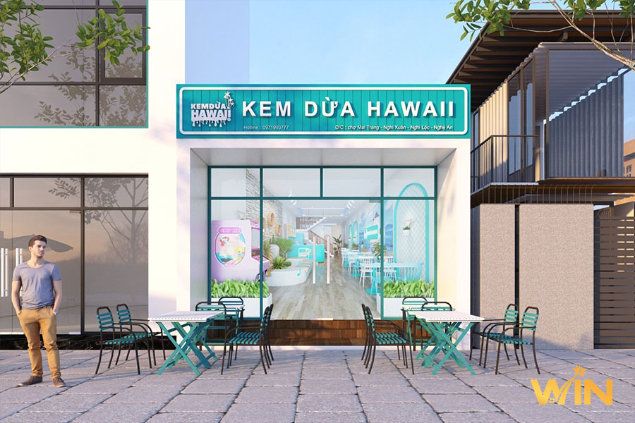 Chuỗi cửa hàng Kem dừa Hawaii – Bắc Giang, Nghệ An